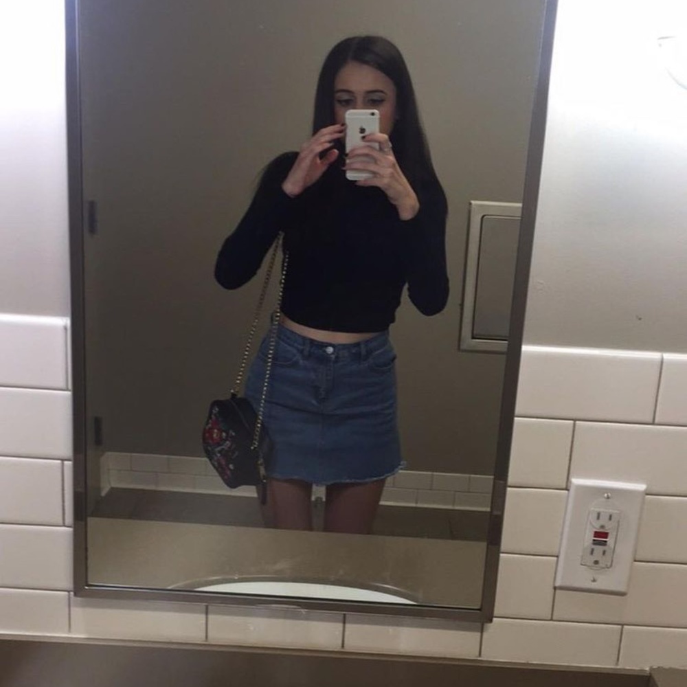 John galt from brandy Melville denim skirt